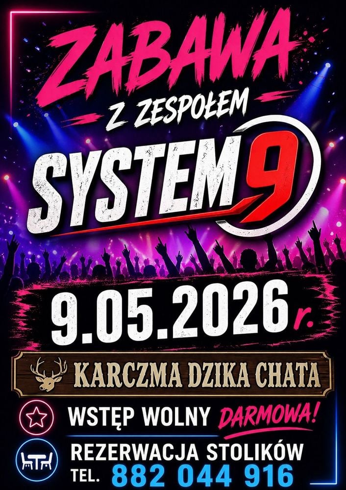 Energetyczny wieczór z zespołem System w Karczmie Dzika Chata w Zawoi