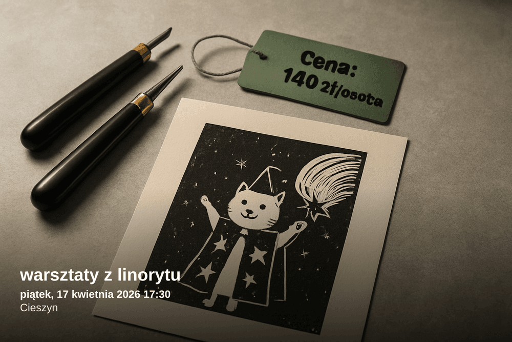 Kreatywne warsztaty linorytu w Cieszynie