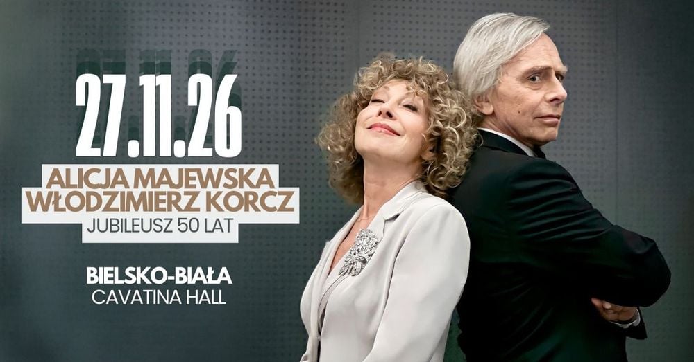 Alicja Majewska i Włodzimierz Korcz w Bielsko-Białej – Jubileusz 50-lecia współpracy