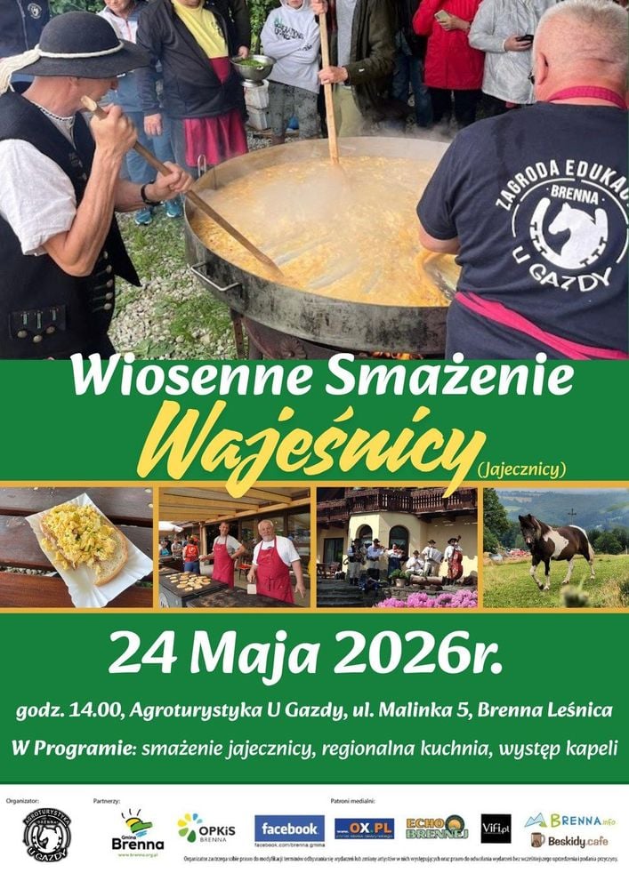 Wiosenne Smażenie Wajeśnicy w Brennej na Zielone Świątki
