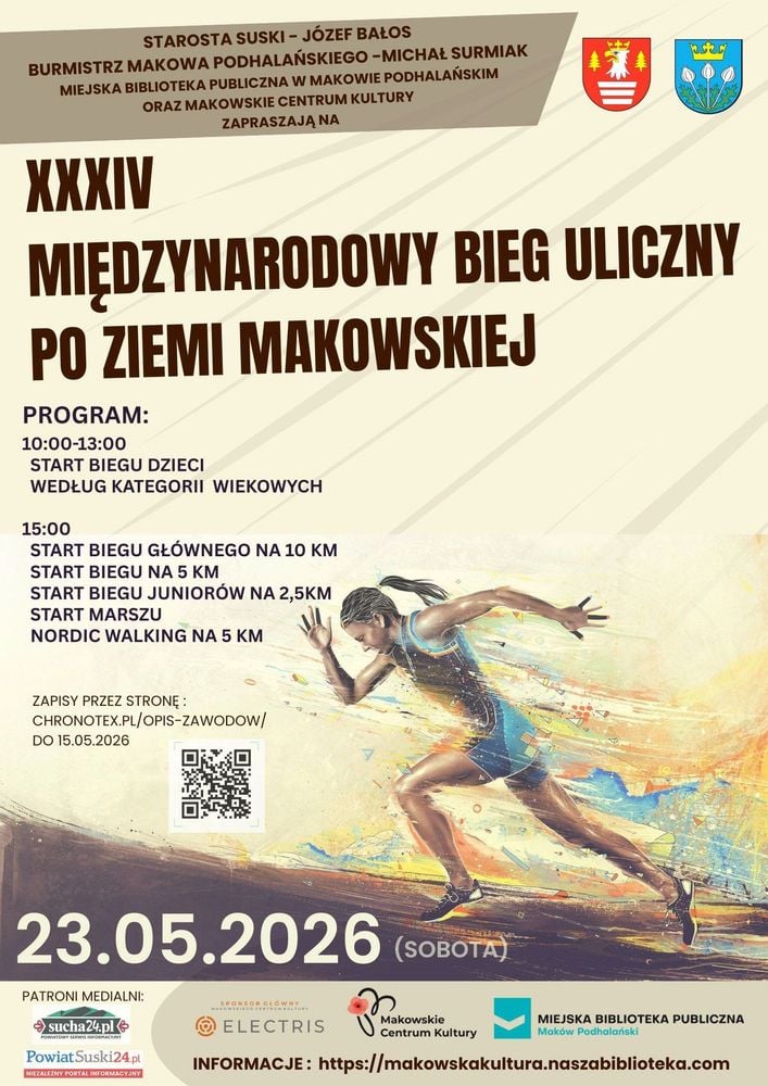 34. Międzynarodowy Bieg Uliczny w Makowie Podhalańskim