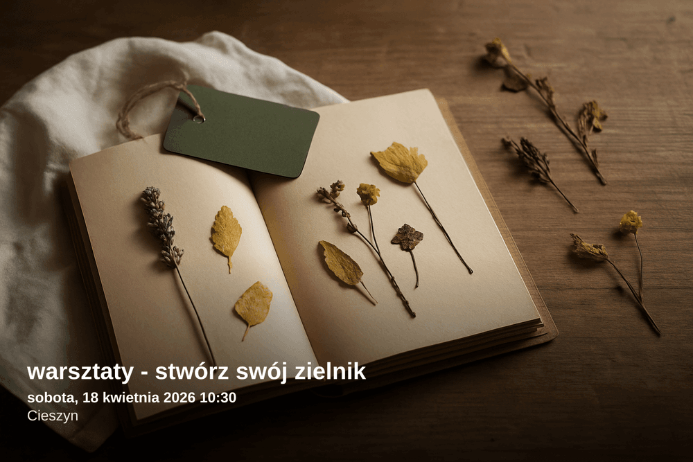 Tworzenie zielnika – warsztaty botanicznego junk journala w Cieszynie