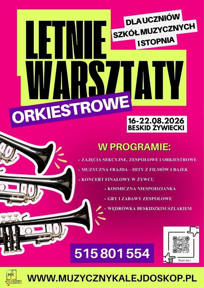 Letnie Warsztaty Orkiestrowe 2026 w Beskidzie Żywieckim