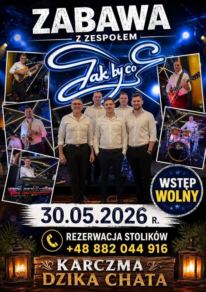 Wieczór taneczny z zespołem Jakby Co w Karczmie Dzika Chata