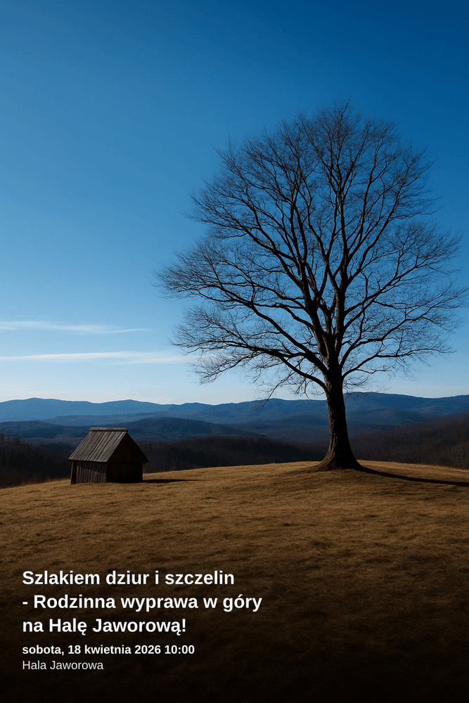 Rodzinna wyprawa śladem dziur i szczelin na Halę Jaworową