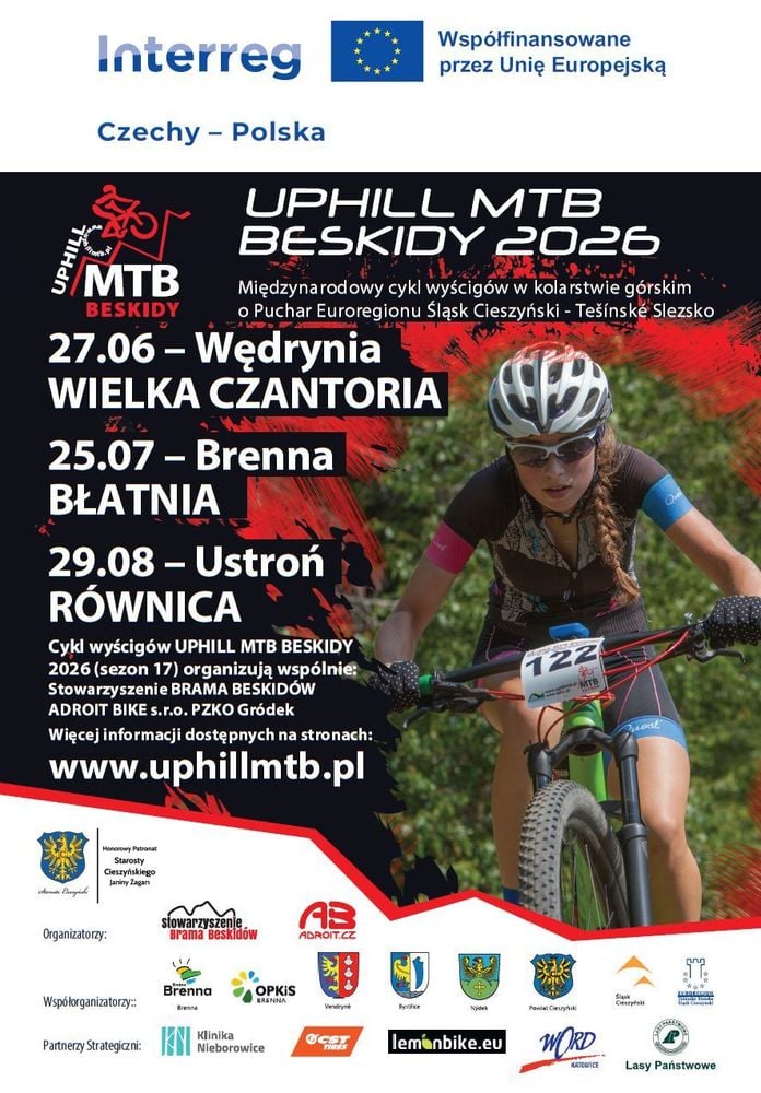 Międzynarodowy wyścig Uphill MTB Beskidy 2026 w Brennej na Błatniej