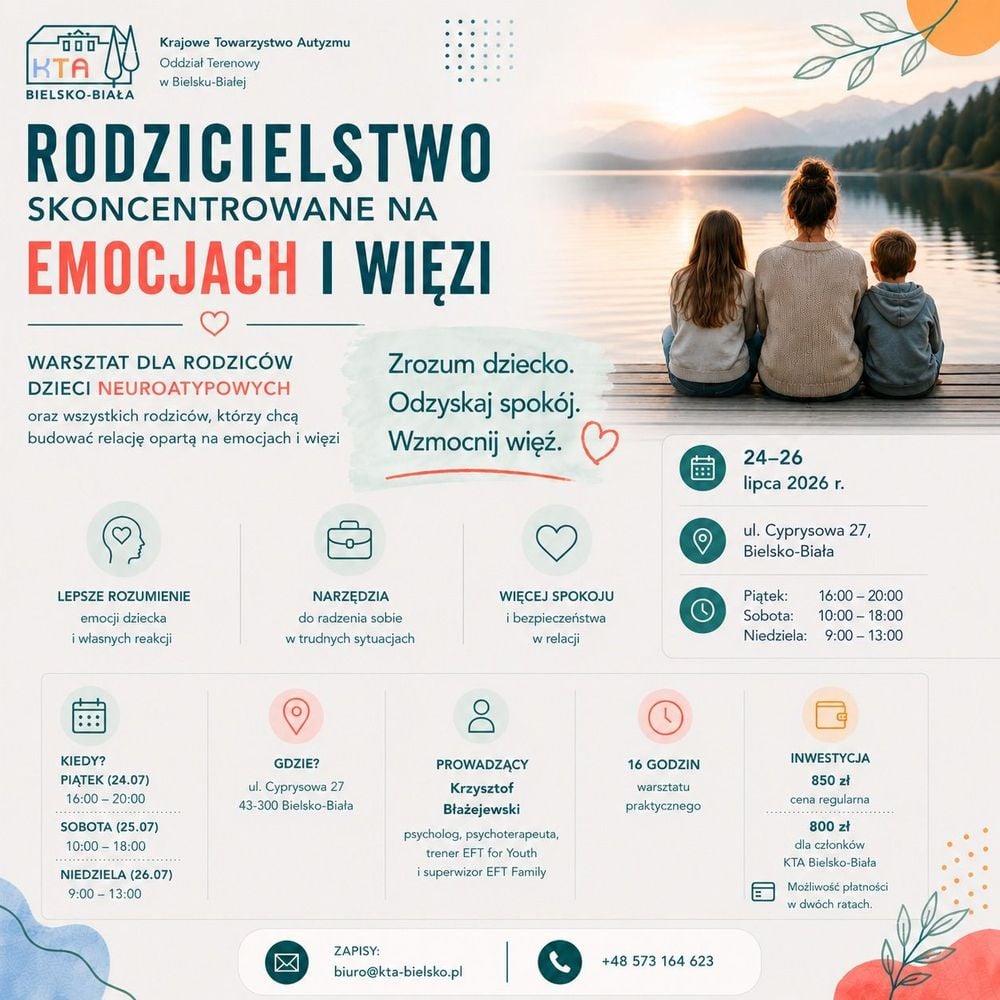 Warsztaty EFT dla rodziców w Bielsku-Białej – budowanie więzi i emocji