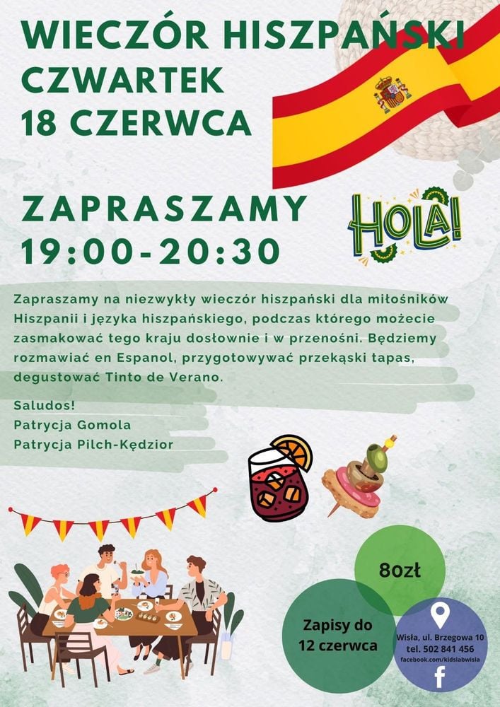 Wieczór hiszpański w Wiśle – język, tapas i Tinto de Verano