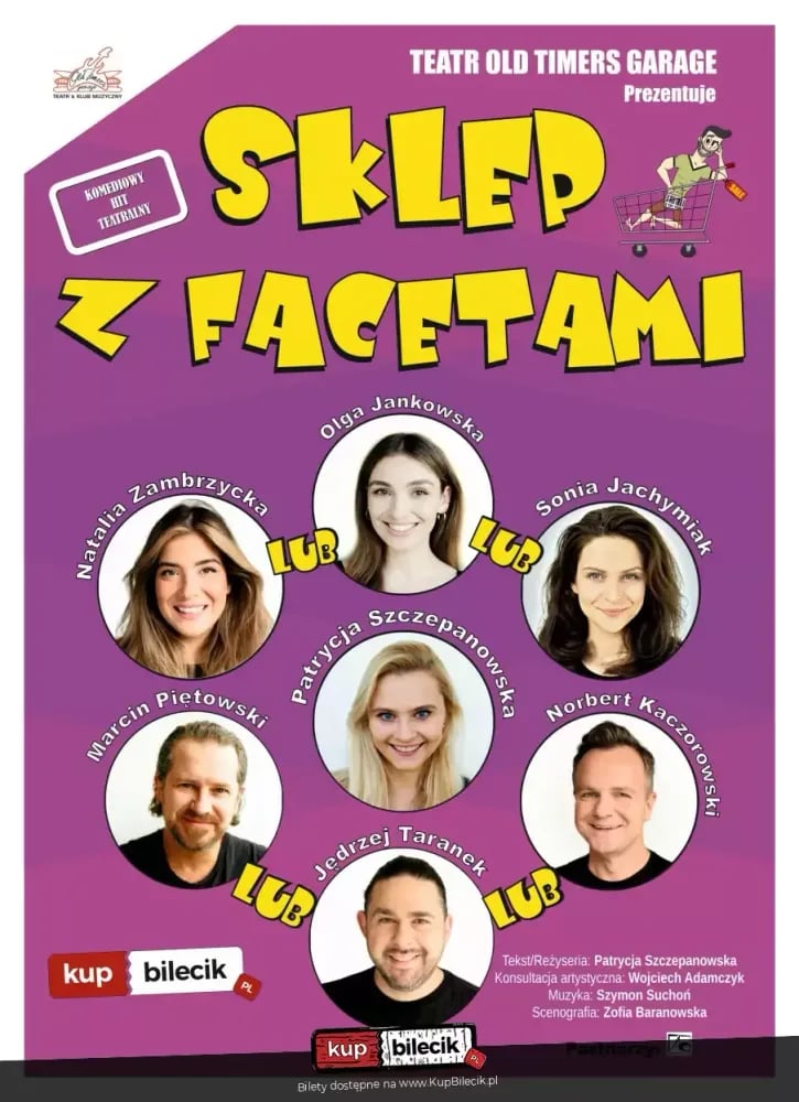 Teatralny przebój "Sklep z facetami" w Żywcu – 25 października
