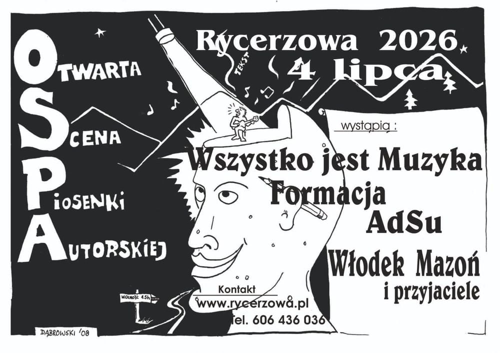 OSPA '26 – Otwarta Scena Piosenki Autorskiej na Hali Rycerzowej w Rajczy