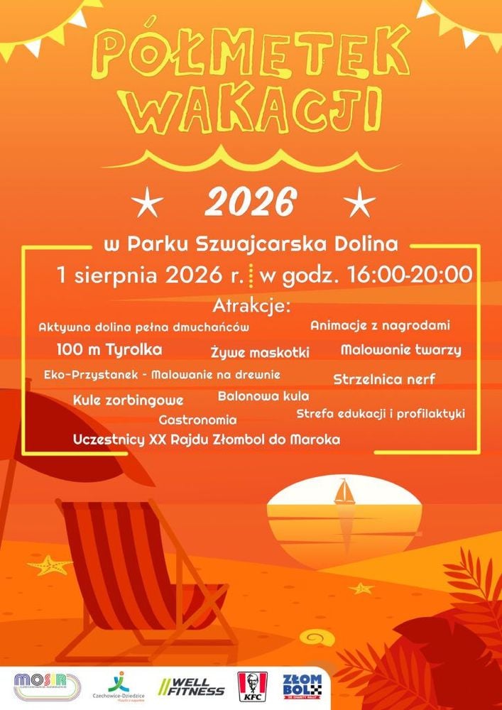 Półmetek wakacji w Parku Szwajcarska Dolina w Czechowicach-Dziedzicach