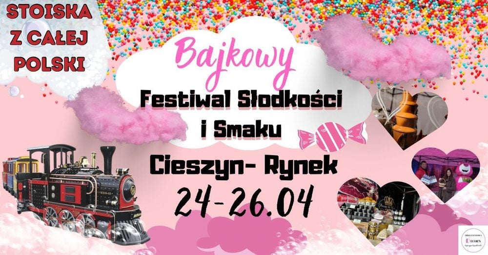 Kolorowy Festiwal Słodkości i Zabawy na Rynku w Cieszynie