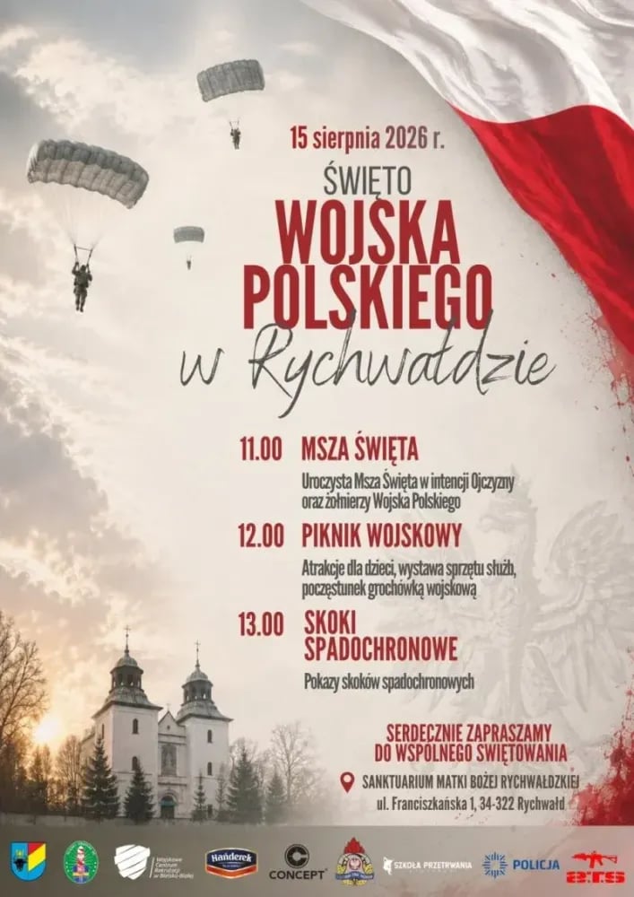 Obchody Święta Wojska Polskiego w Rychwałdzie