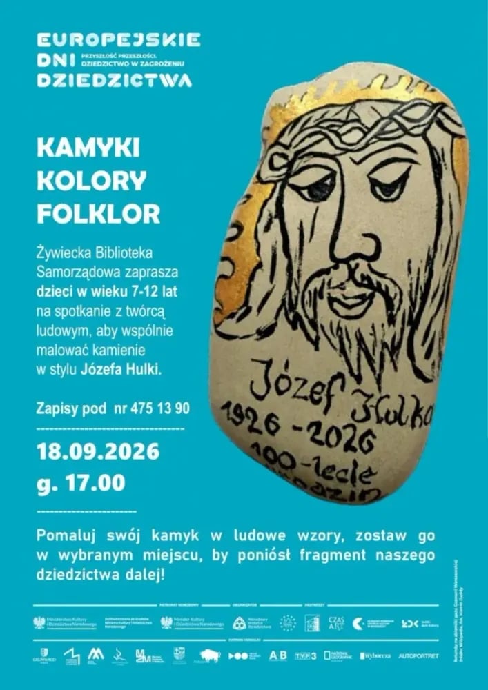 Warsztaty malowania kamyków w Żywieckiej Bibliotece