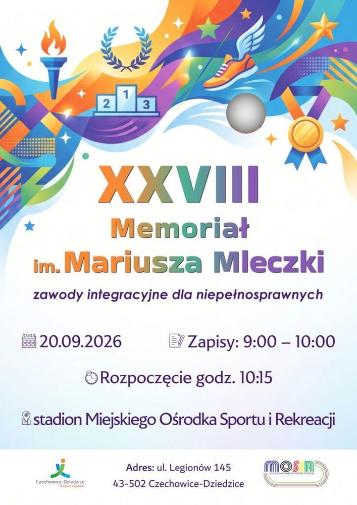 Memoriał im. Mariusza Mleczki – integracyjne zawody lekkoatletyczne