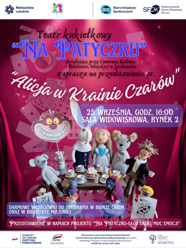 Teatr Kukiełkowy Na Patyczku z przedstawieniem dla dzieci