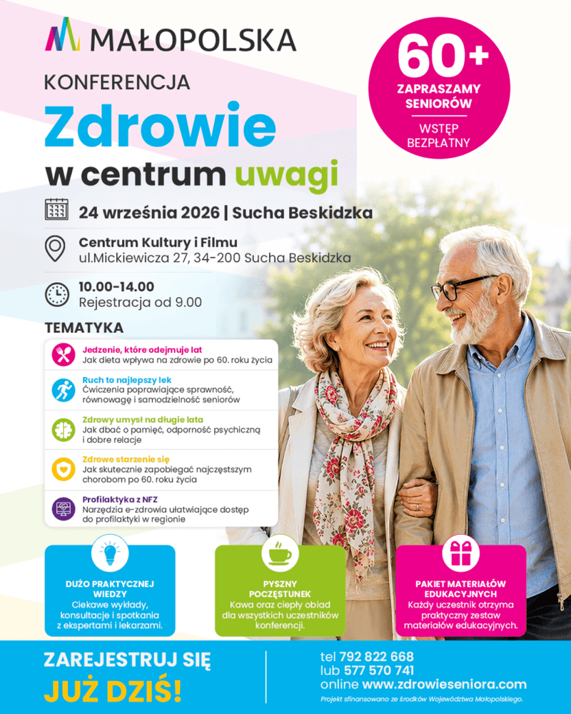 Zdrowie w centrum uwagi – spotkanie dla seniorów w Suchej Beskidzkiej