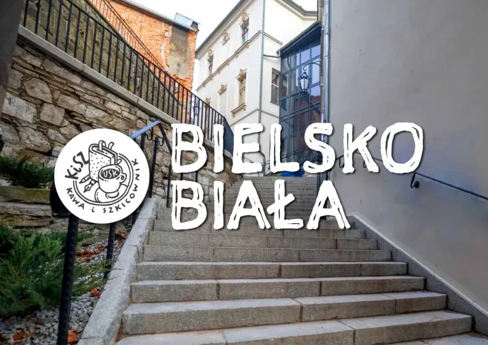 KiSZ w Bielsku-Białej: plenerowe szkicowanie przy rynku