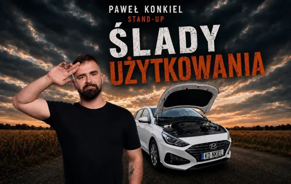 Stand-up Pawła Konkiela w Żywcu z programem „Ślady użytkowania”