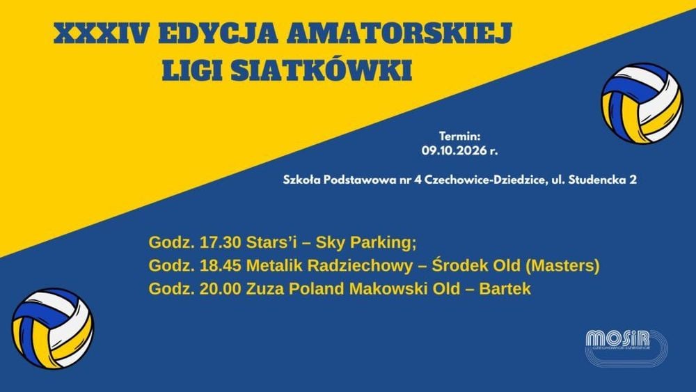 Amatorska Liga Siatkówki w Czechowicach-Dziedzicach