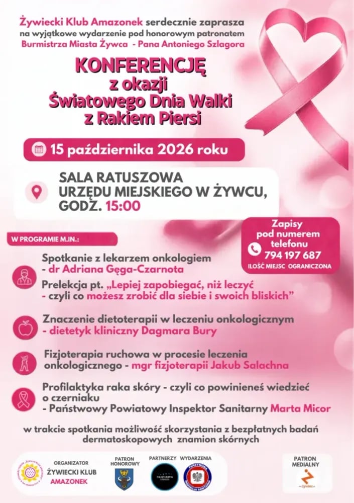 Spotkanie o zdrowiu i profilaktyce w Żywcu