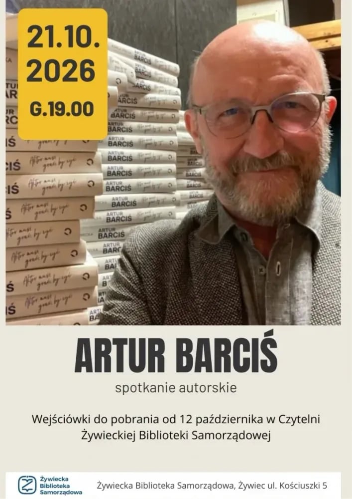 Spotkanie z Arturem Barcisiem w Żywcu