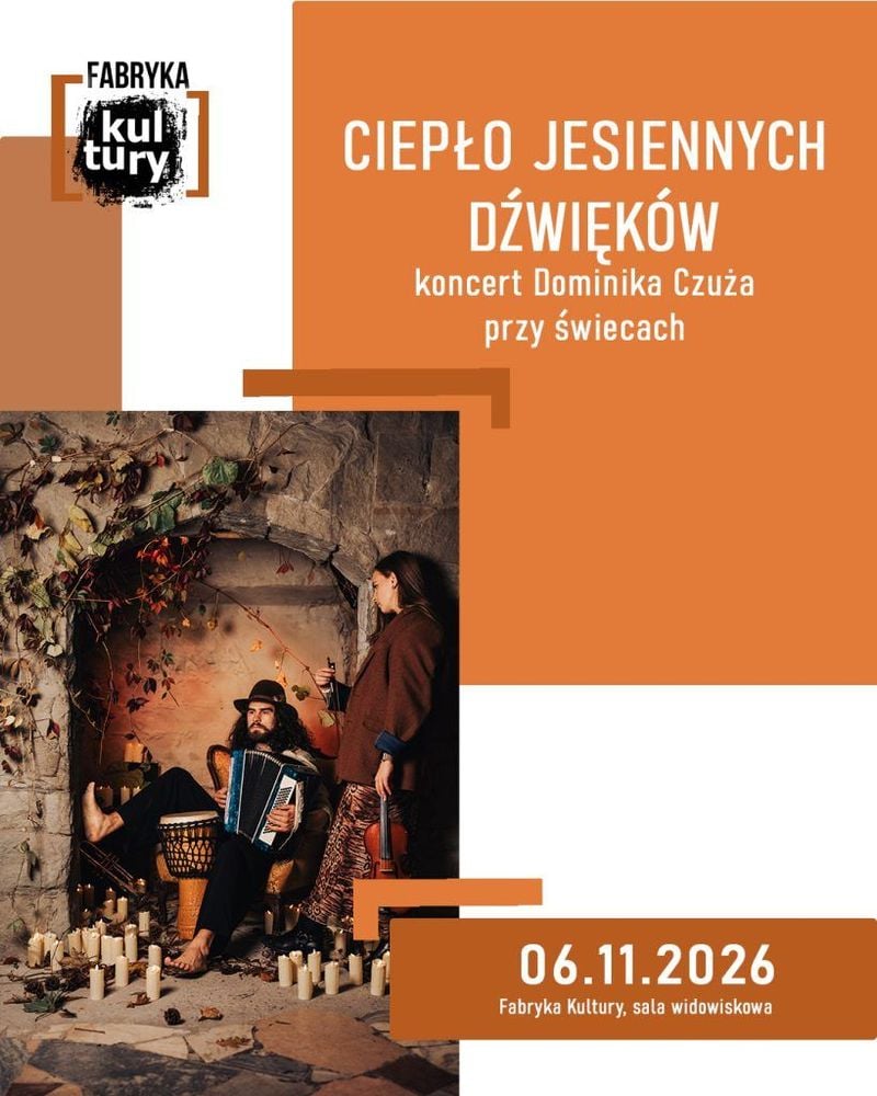 Koncert Dominika Czuża przy świecach w Chybiu