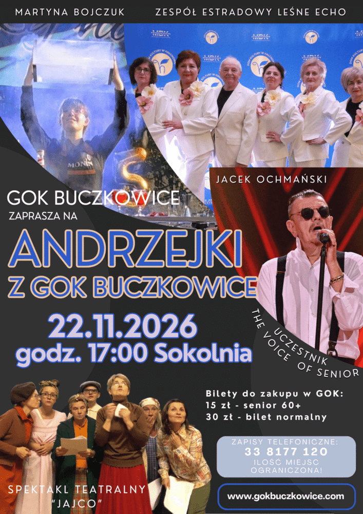 Andrzejki z GOK w Buczkowicach z programem artystycznym