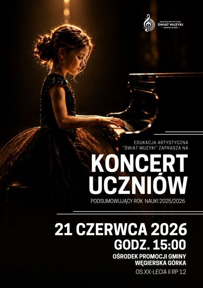 🎹 Koncert Uczniów – podsumowanie roku nauki 2025/2026
