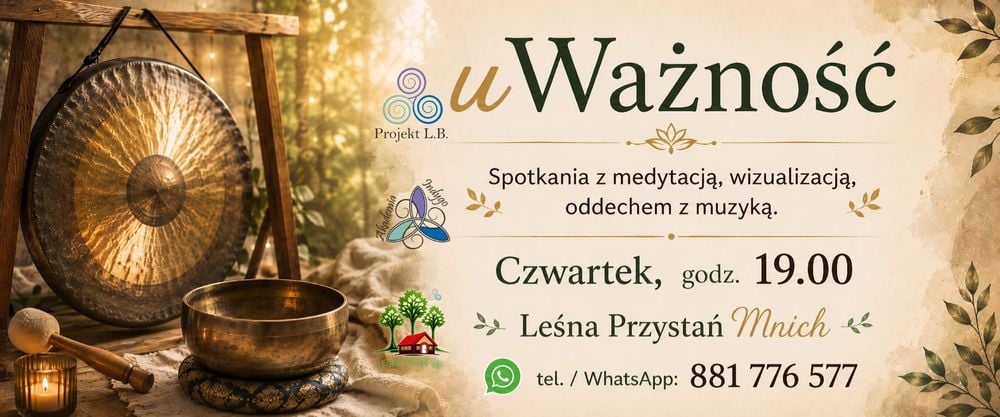 🌙 Uważność, oddech i dźwięki gongów – spotkanie medytacyjne