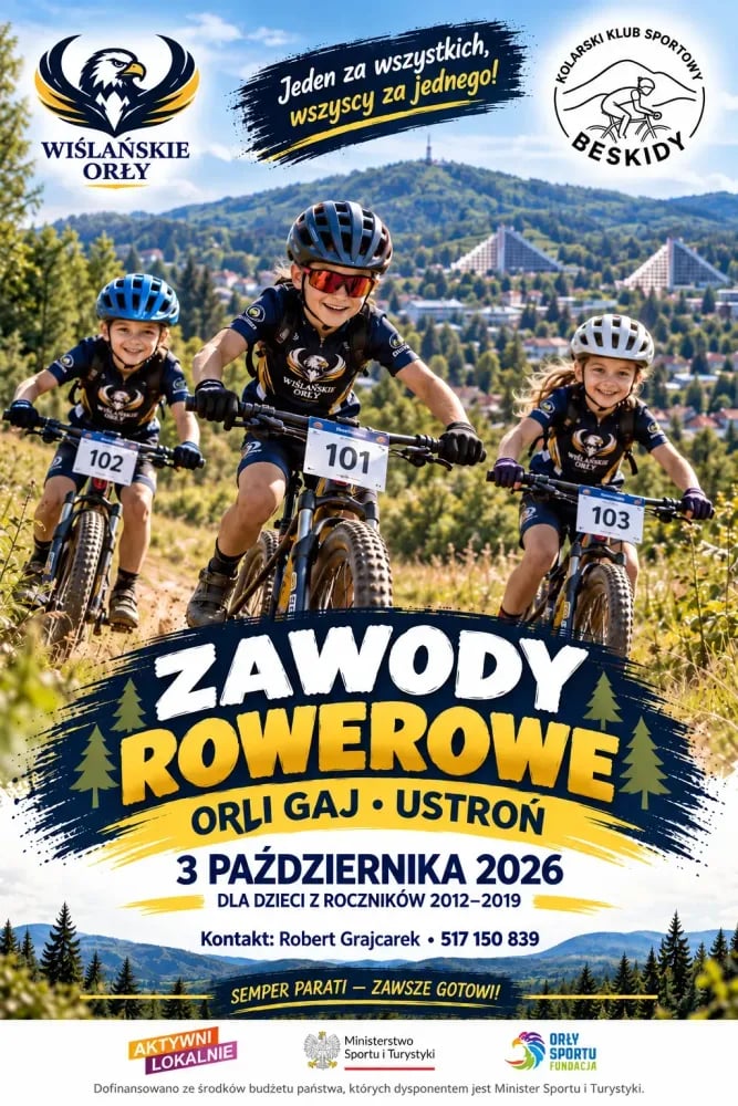 Zawody rowerowe dla uczniów szkół podstawowych