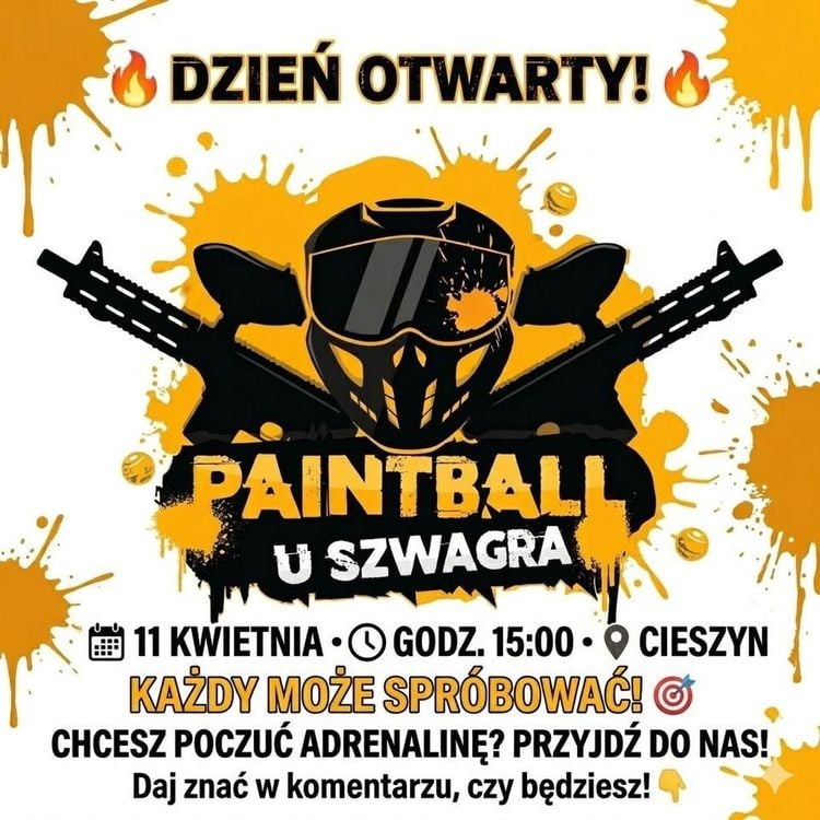 Dzień Otwarty Paintball w Cieszynie – Start Sezonu 2026