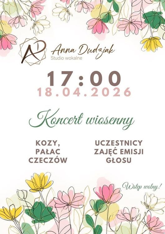 Wiosenny koncert Studia wokalnego Anna Dudziak