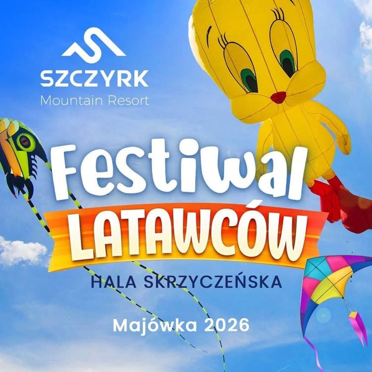 Kolorowy Festiwal Latawców na Hali Skrzyczeńskiej w Szczyrku