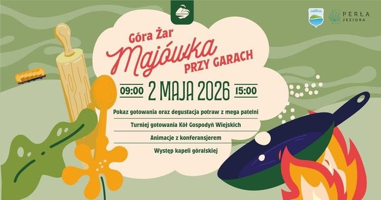 Majówkowe gotowanie z KGW na Górze Żar w Międzybrodziu Żywieckim