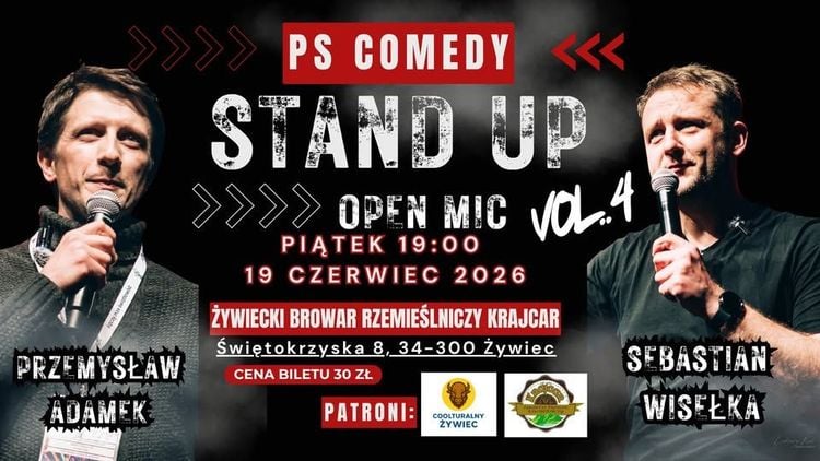 Czwarta odsłona stand-upu w Żywieckim Browarze Krajcar