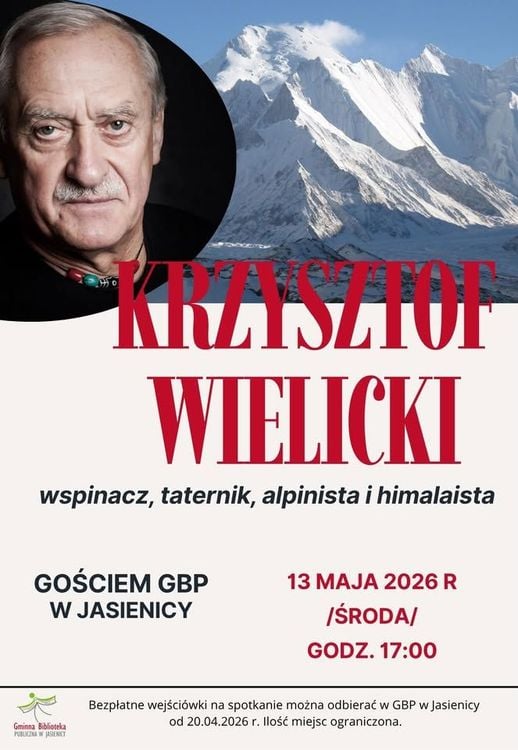 Spotkanie z Krzysztofem Wielickim w Bibliotece Jasienica