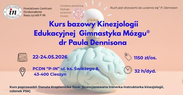 Kurs bazowy Gimnastyki Mózgu – Kinezjologia Edukacyjna w Cieszynie