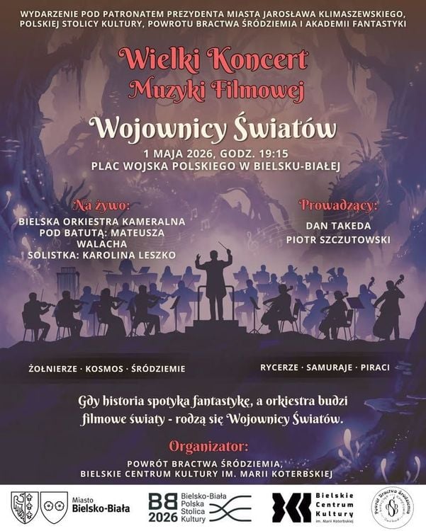Wieczór z muzyką filmową: Bielska Orkiestra Kameralna na festiwalu Wojownicy Światów