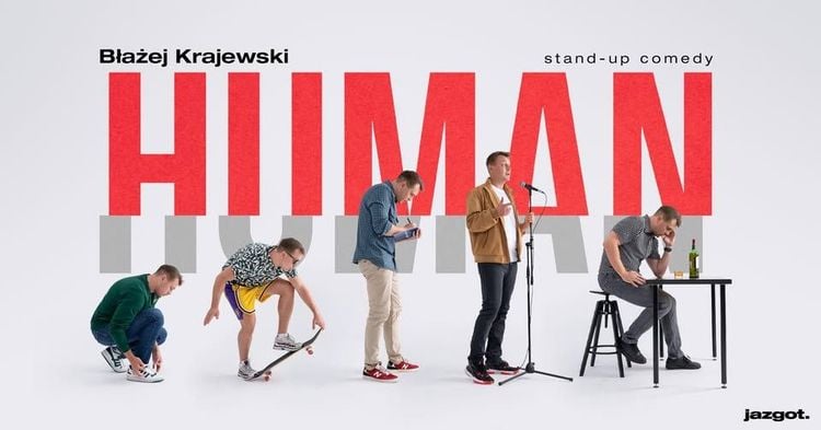Stand-up Błażej Krajewski z programem "Human" w Ligocie
