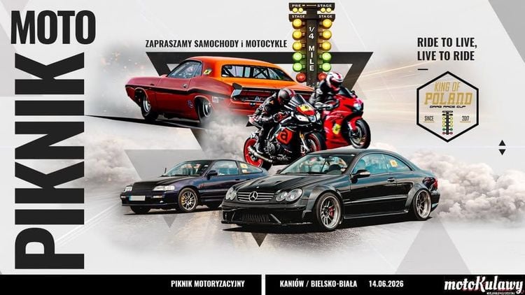 Moto Piknik 2026 na Lotnisku Kaniów – motoryzacyjne święto w Bielsku-Białej
