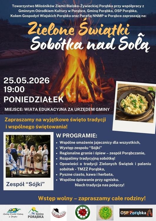 Sobótka nad Sołą - Zielone Świątki w Porąbce