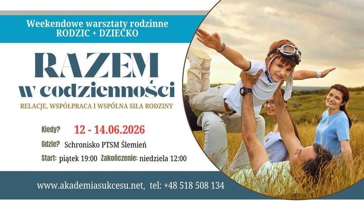 Rodzinny weekend warsztatowy w Ślemieniu – budowanie więzi i relacji
