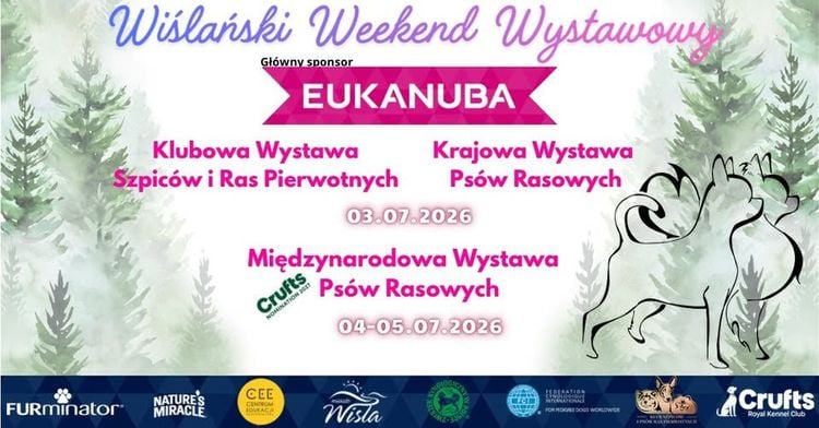 Wiślański Weekend Wystaw Psów 2026 w Wiśle