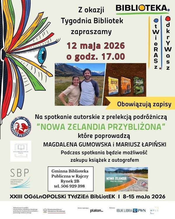 Podróżnicze spotkanie autorskie DOBRZE POJECHANE w Rajczy