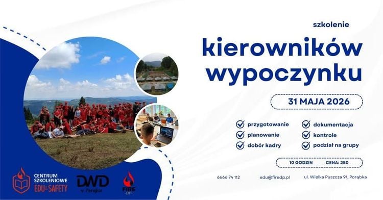 Szkolenie dla kierowników wypoczynku dzieci i młodzieży w Porąbce
