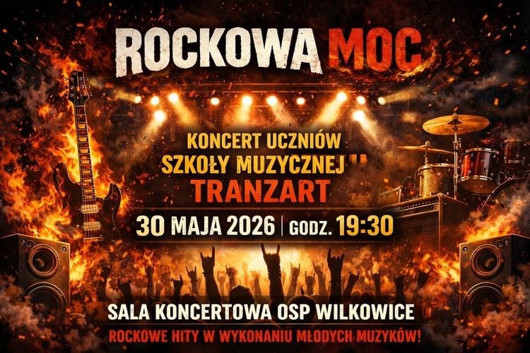 Rockowy wieczór w Wilkowicach – koncert pełen energii