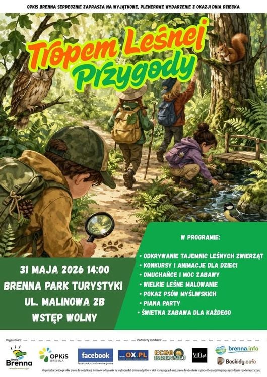 Leśna przygoda z okazji Dnia Dziecka w Brennej