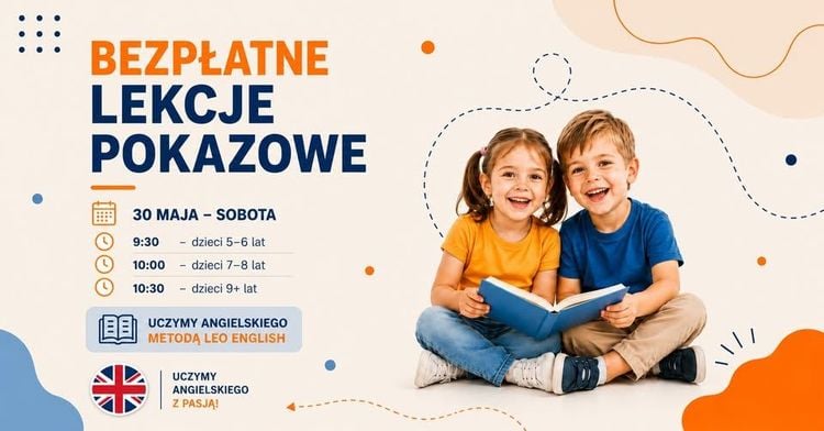 Bezpłatne lekcje pokazowe angielskiego dla dzieci w Żywcu