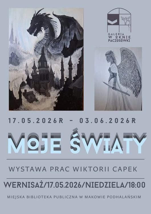 Wernisaż wystawy „Moje światy” Wiktorii Capek w Makowie Podhalańskim